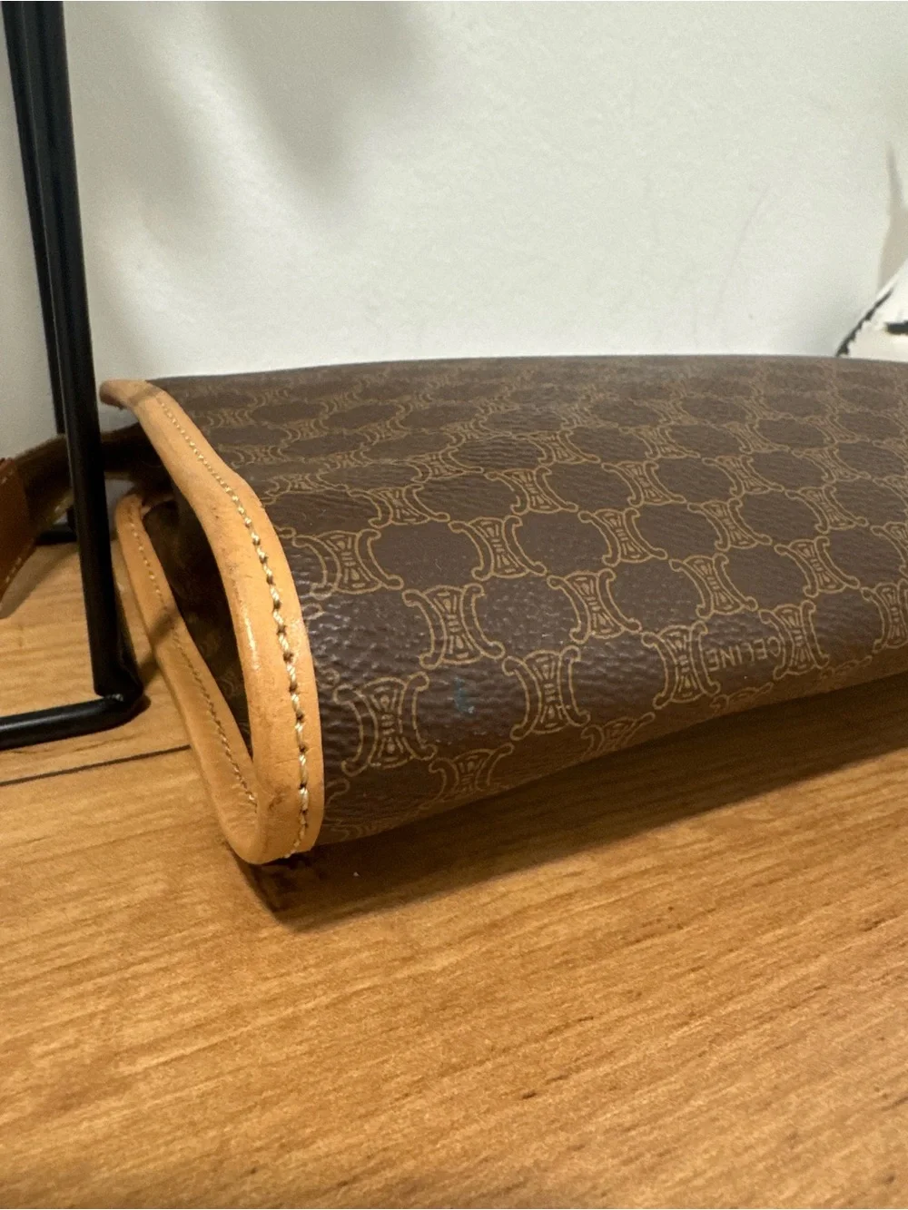 Authentic Vintage Celine Macadam Clutch Pouch